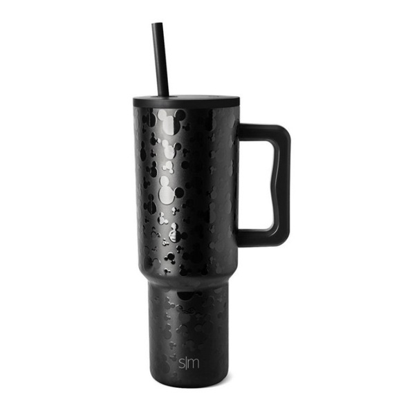 Simple Modern Other - Mickey Mouse Black Tumbler with Straw